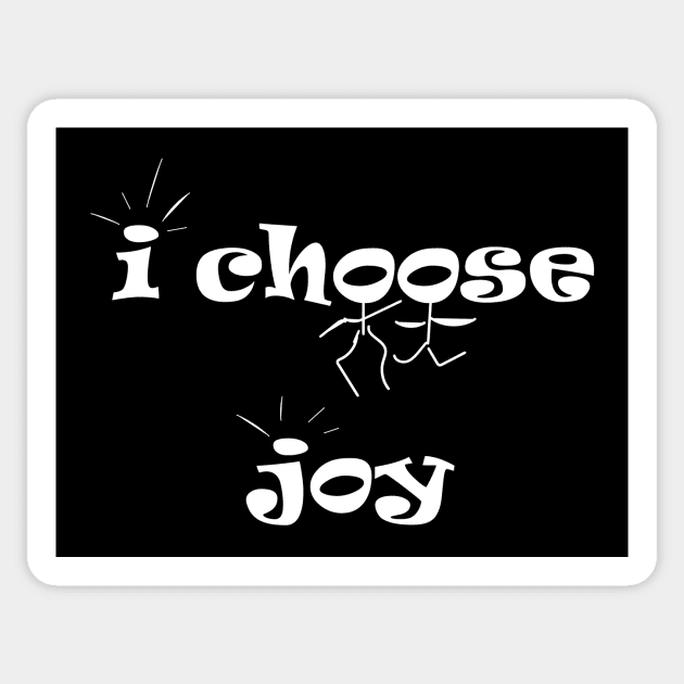 I Choose Joy Sticker by NAKLANT